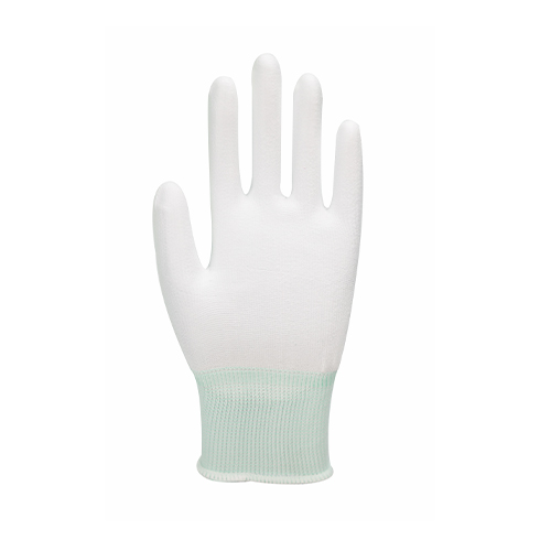 ถุงมือ PU POLYFLEX แบบเต็มฝ่ามือ (สีขาว)